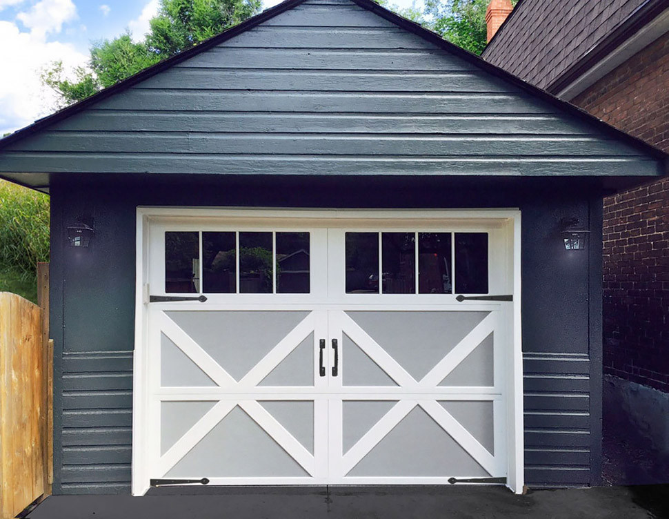 Carriage Garage Door
 Garage Makeover From Run down to Revitalized