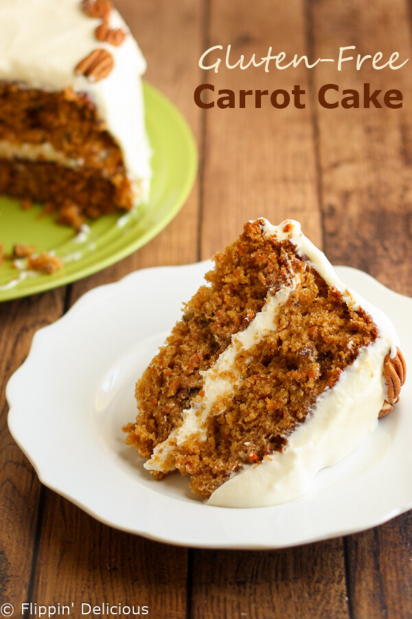 Carrot Cake Gluten Free
 Gluten Free Carrot Cake with Whipped Cream Cheese