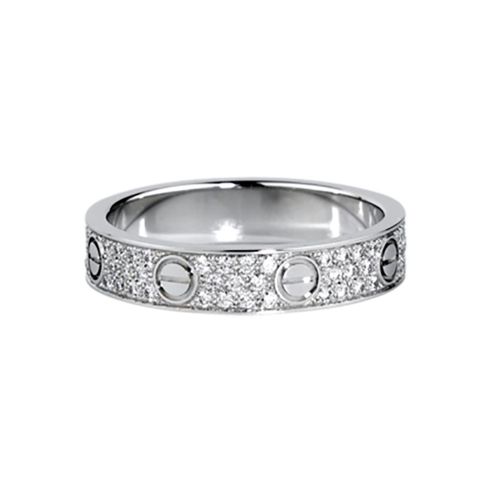 cartier wedding band diamond