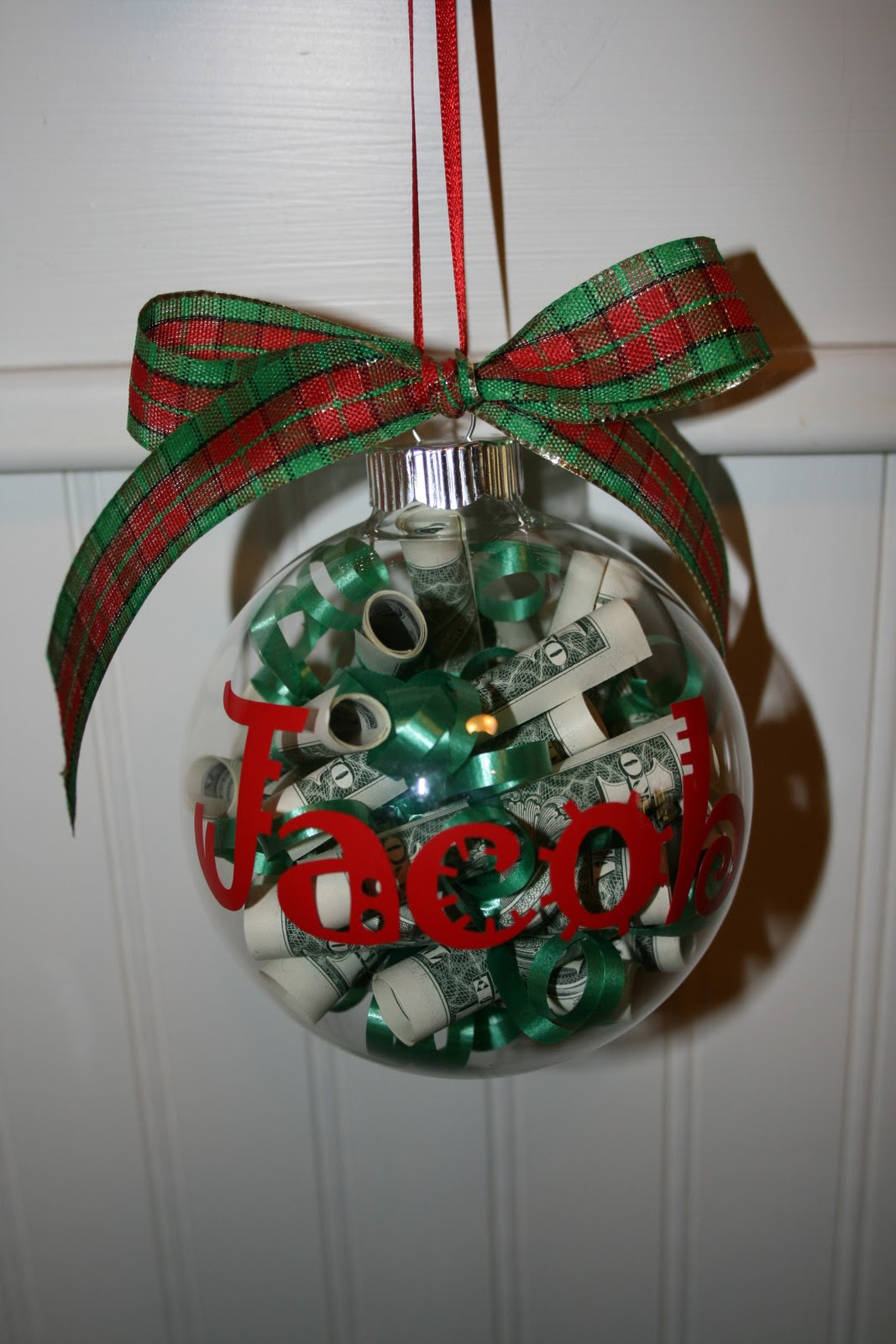 Cash Gifts To Children
 Family Mementos Christmas Money Ornaments