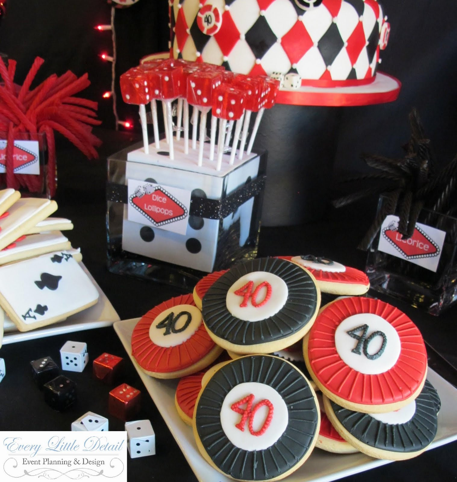 Casino Birthday Party Ideas
 Every Little Detail Event Planning and Design Brian s