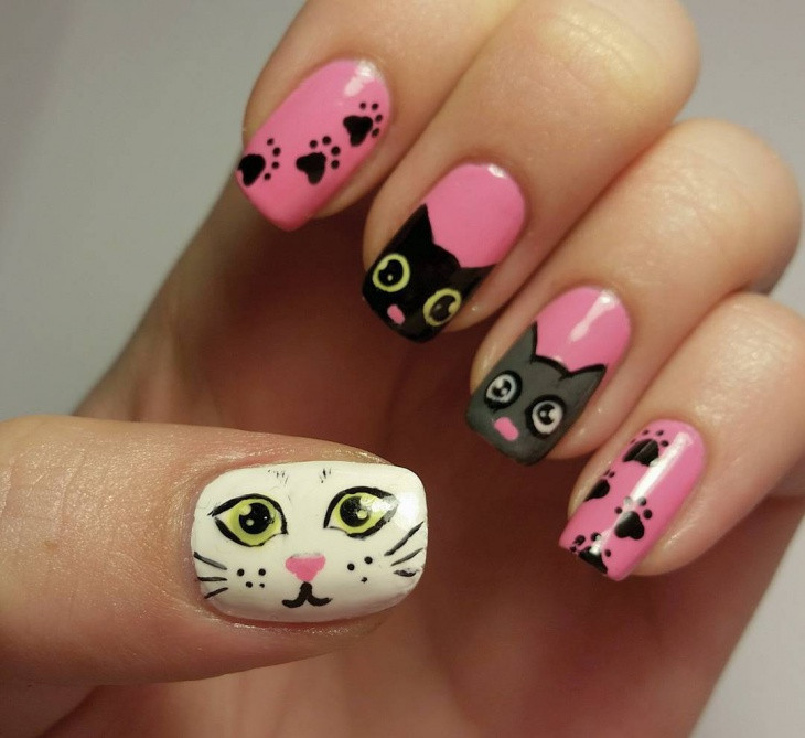 Cat Claw Nail Designs
 18 Paw Nail Art Designs Ideas