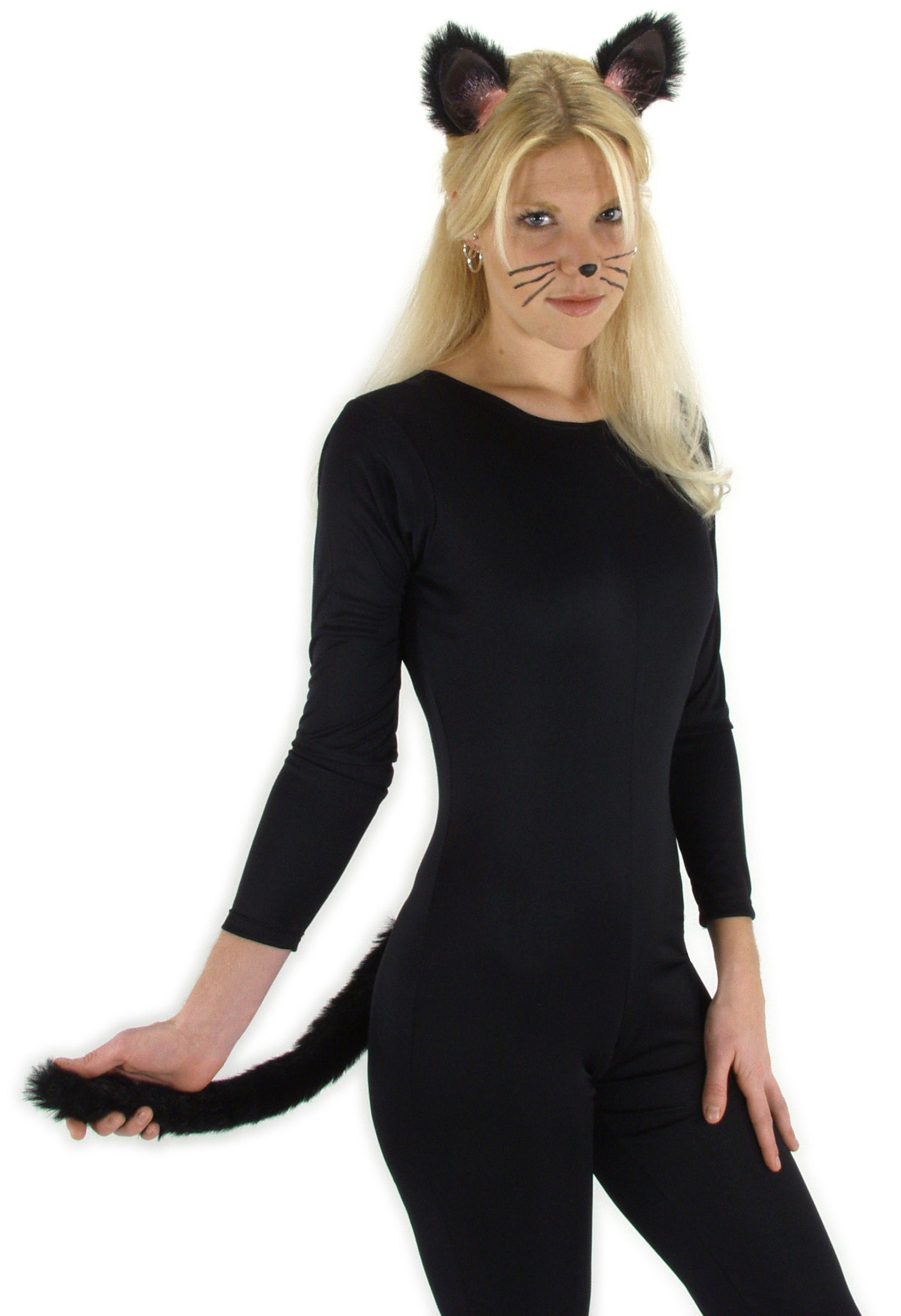 Cat DIY Costume
 Left Out of Group Costume Girl Decides to Dress Up as a