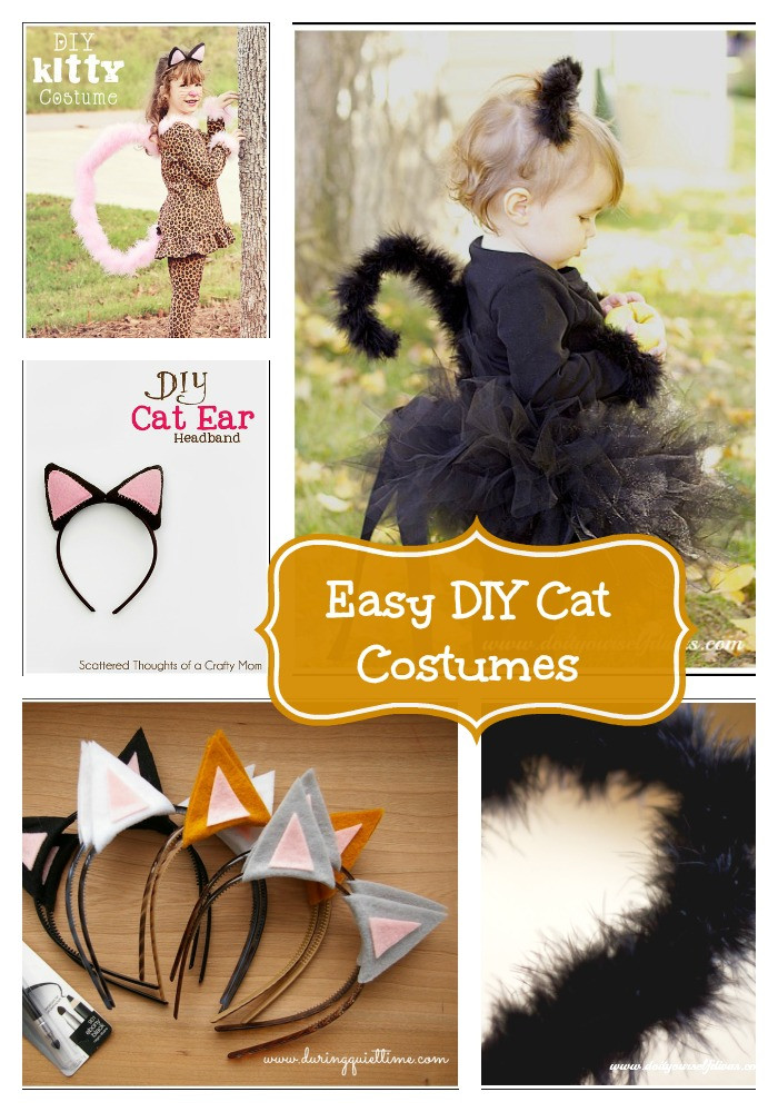 Cat DIY Costume
 Crayons and Collars – Life with Kids and Pets Easy DIY Cat