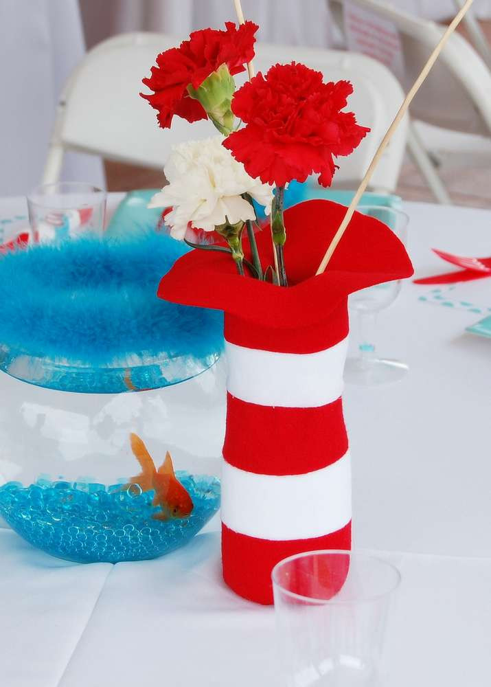 Cat In The Hat Birthday Decorations
 The Cat in the Hat Birthday Party Ideas