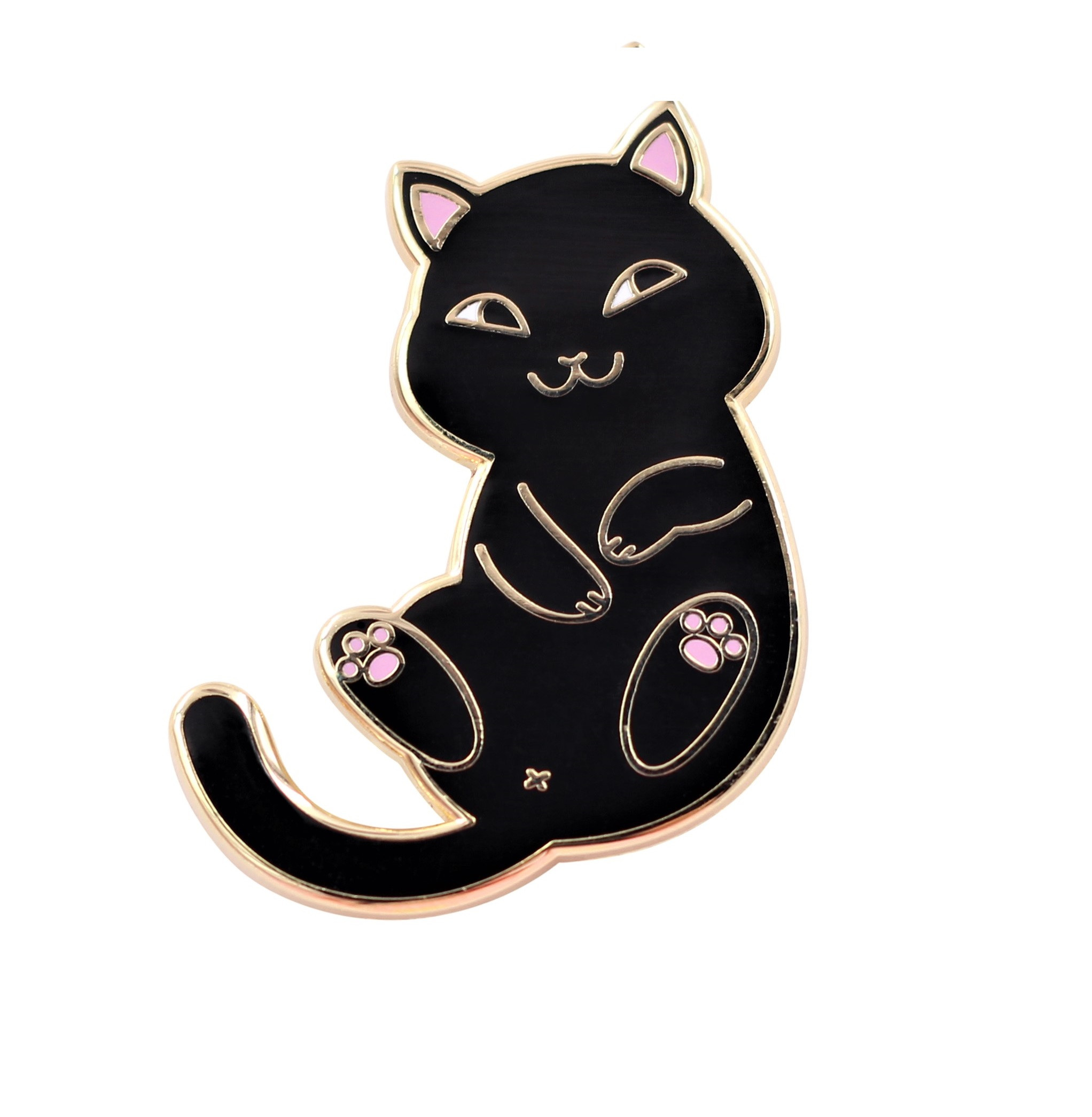 Cat Pins
 Playful Cat Enamel Pin – Cute & Funny Cat Lapel Pin by