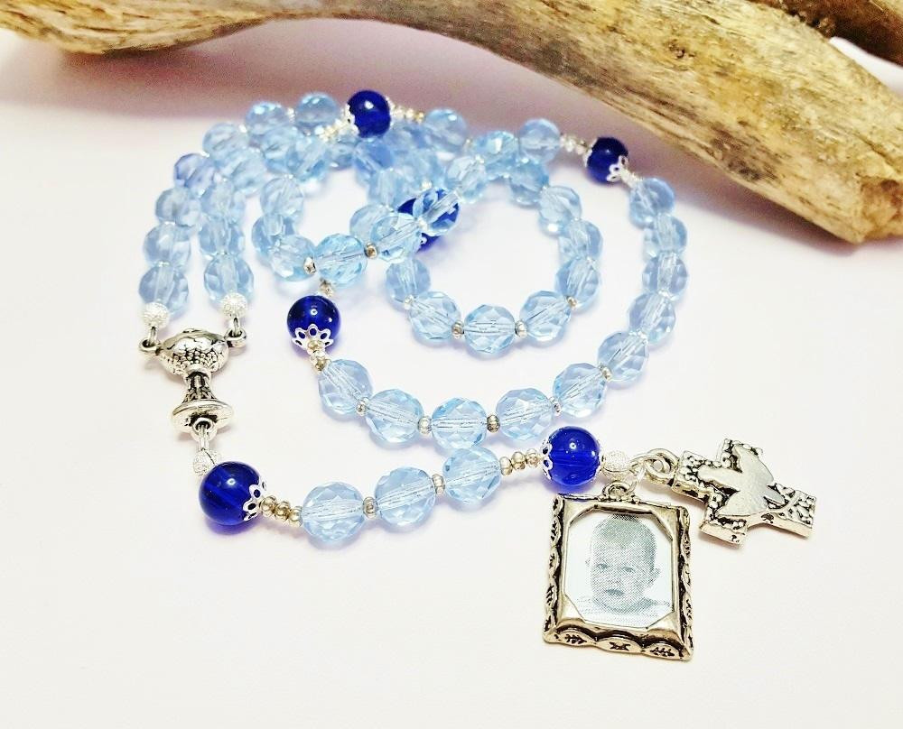 Catholic Baptism Gifts For Baby Boy
 Personalized Baby Boy Rosary Catholic Newborn Baptism