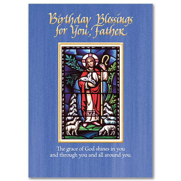 Catholic Birthday Wishes
 Birthday Blessings for You Father Birthday Card for Priest