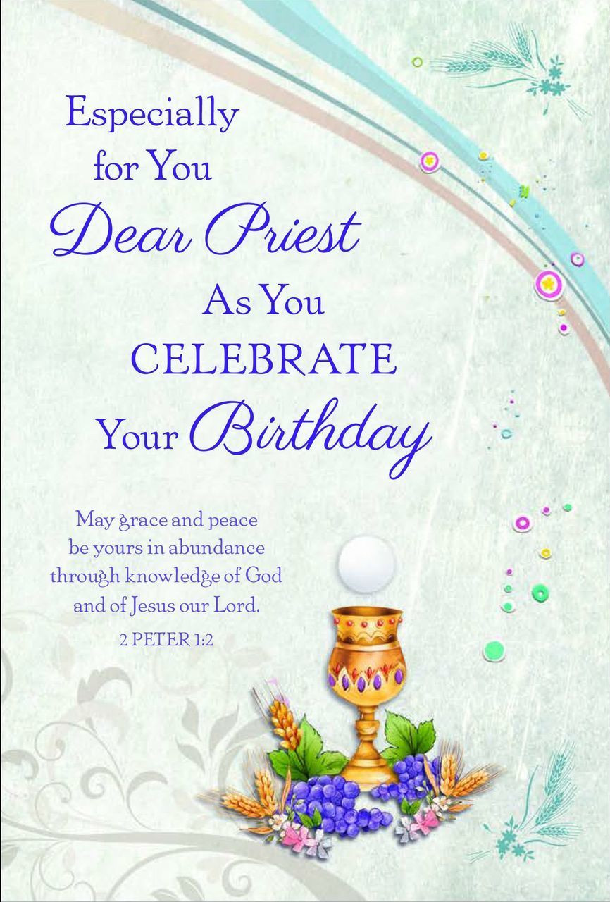 Wishes For Priest Birthday - massage for happy birthday