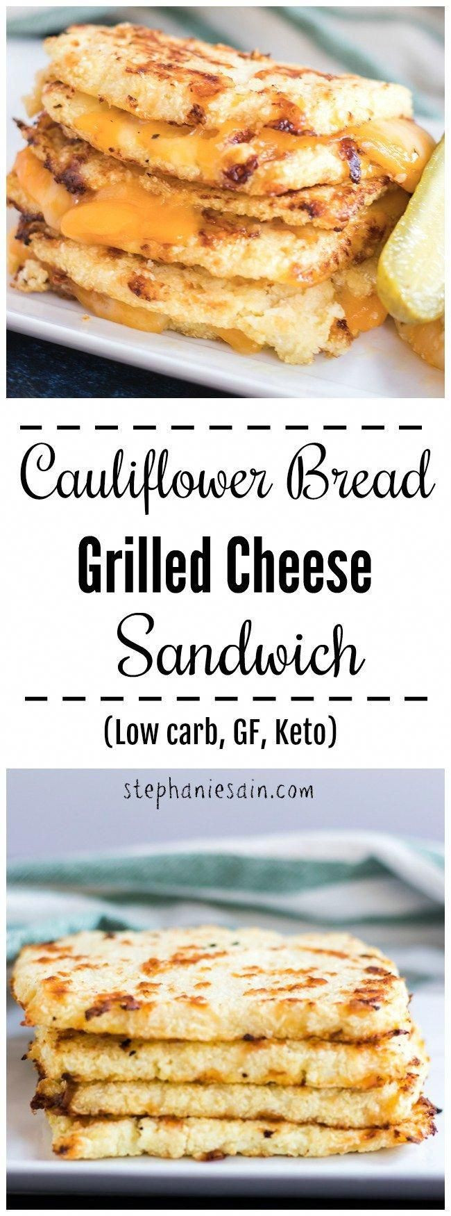 Cauliflower Sandwich Bread Recipe
 This Cauliflower Bread Grilled Cheese Sandwich is a