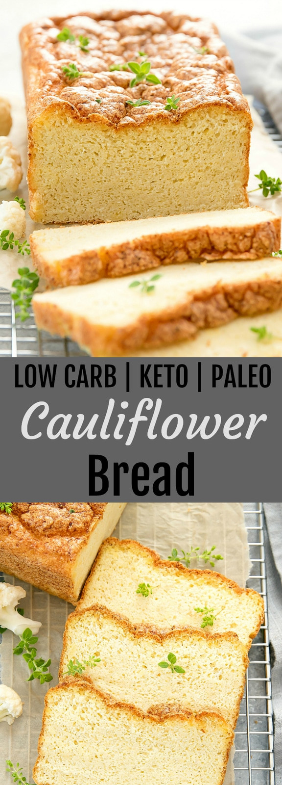 Cauliflower Sandwich Bread Recipe
 Cauliflower Bread Kirbie s Cravings