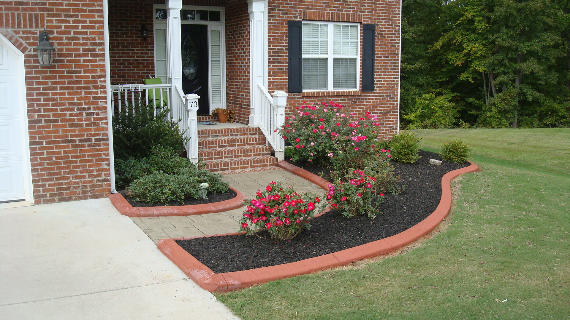 Cement Landscape Edging
 Poured concrete landscape edging floors vs garage