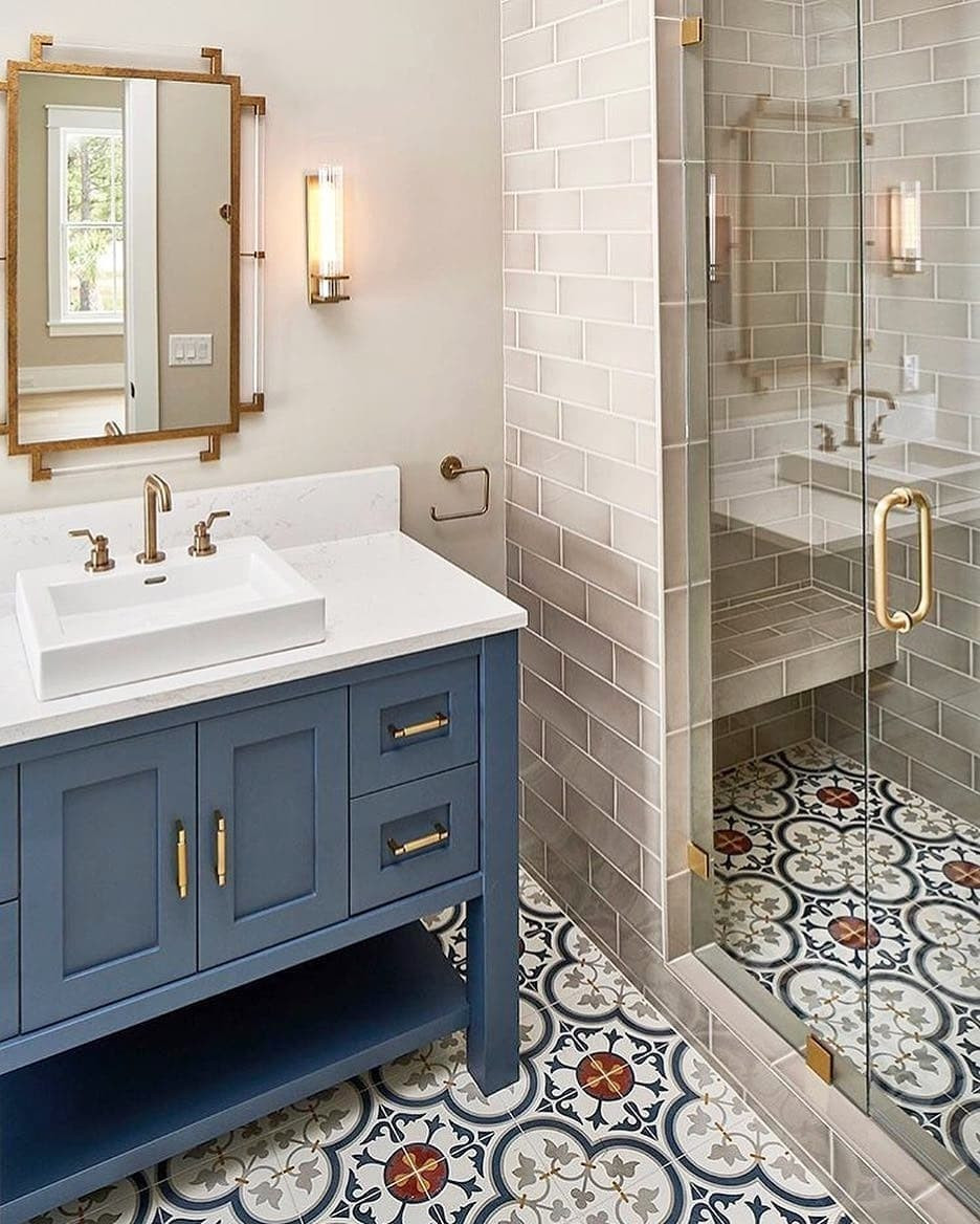 Cement Tiles Bathroom
 Cement Tile Applications Lili Cement Tiles