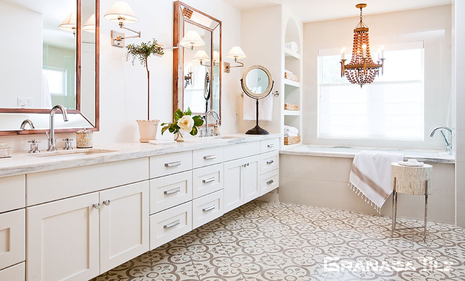 Cement Tiles Bathroom
 Bathroom Tiles