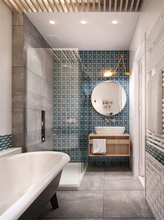 Cement Tiles Bathroom
 Beautiful Bathroom Ideas Becki Owens