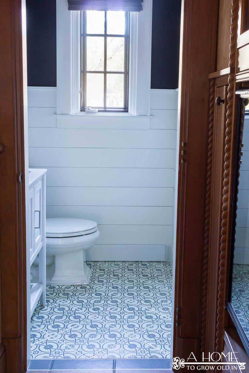 Cement Tiles Bathroom
 Cement Tiles How to DIY Faux Cement Tiles with a Stencil