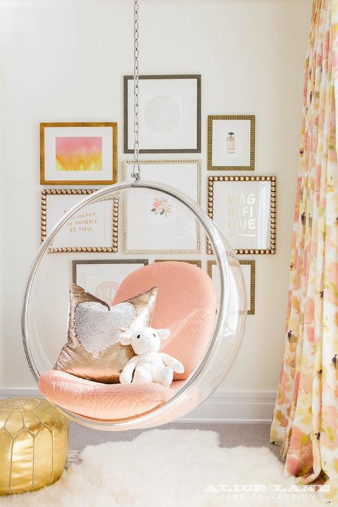 Chair For Teenage Girl Bedroom
 Girls Room with White Hanging Chairs Contemporary Girl