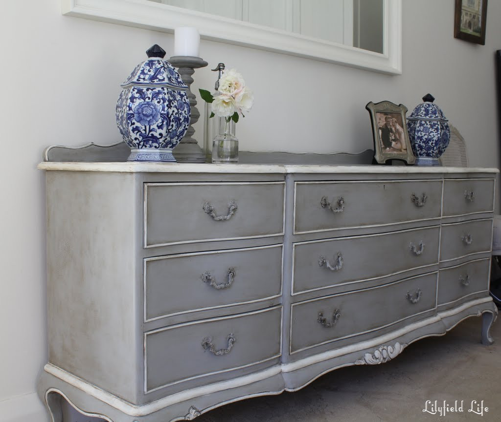 Chalk Paint Bedroom Set
 Lilyfield Life French Châteaux Chest of Drawers in Paris Grey