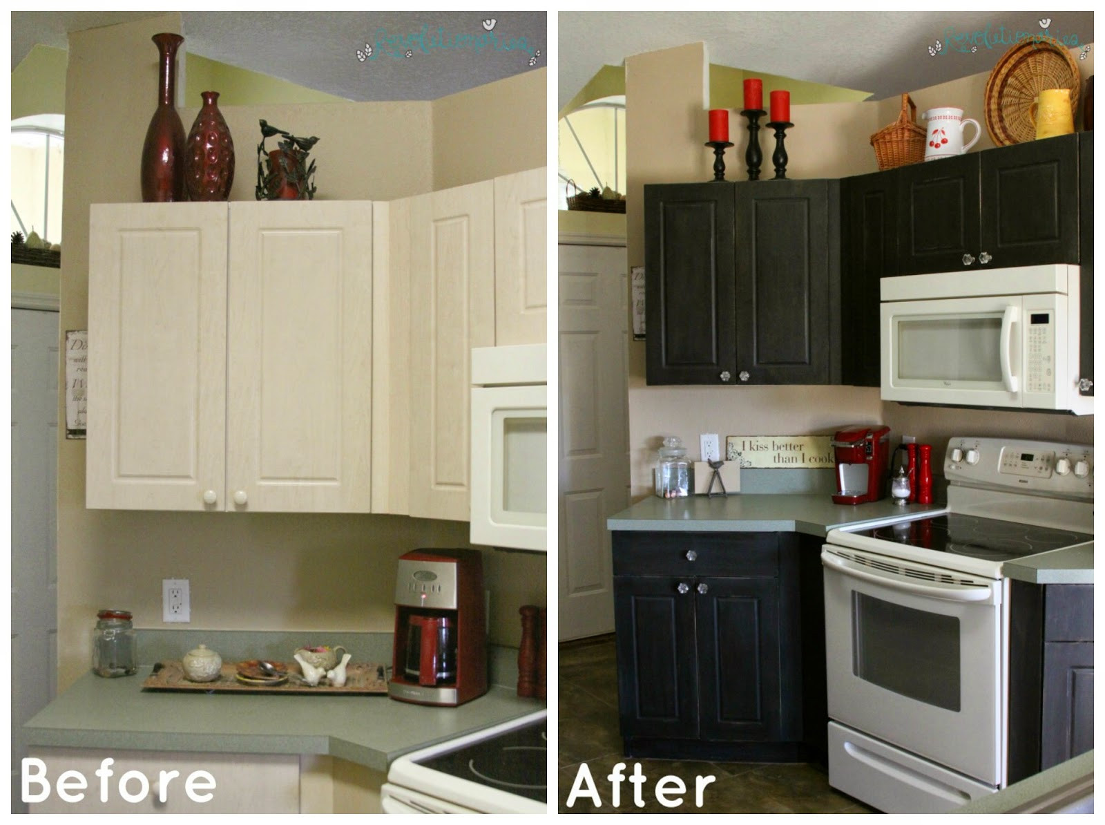 Chalk Paint Kitchen Cabinets Before And After
 Revolutionaries Chalk Paint Kitchen Cabinets Mom s