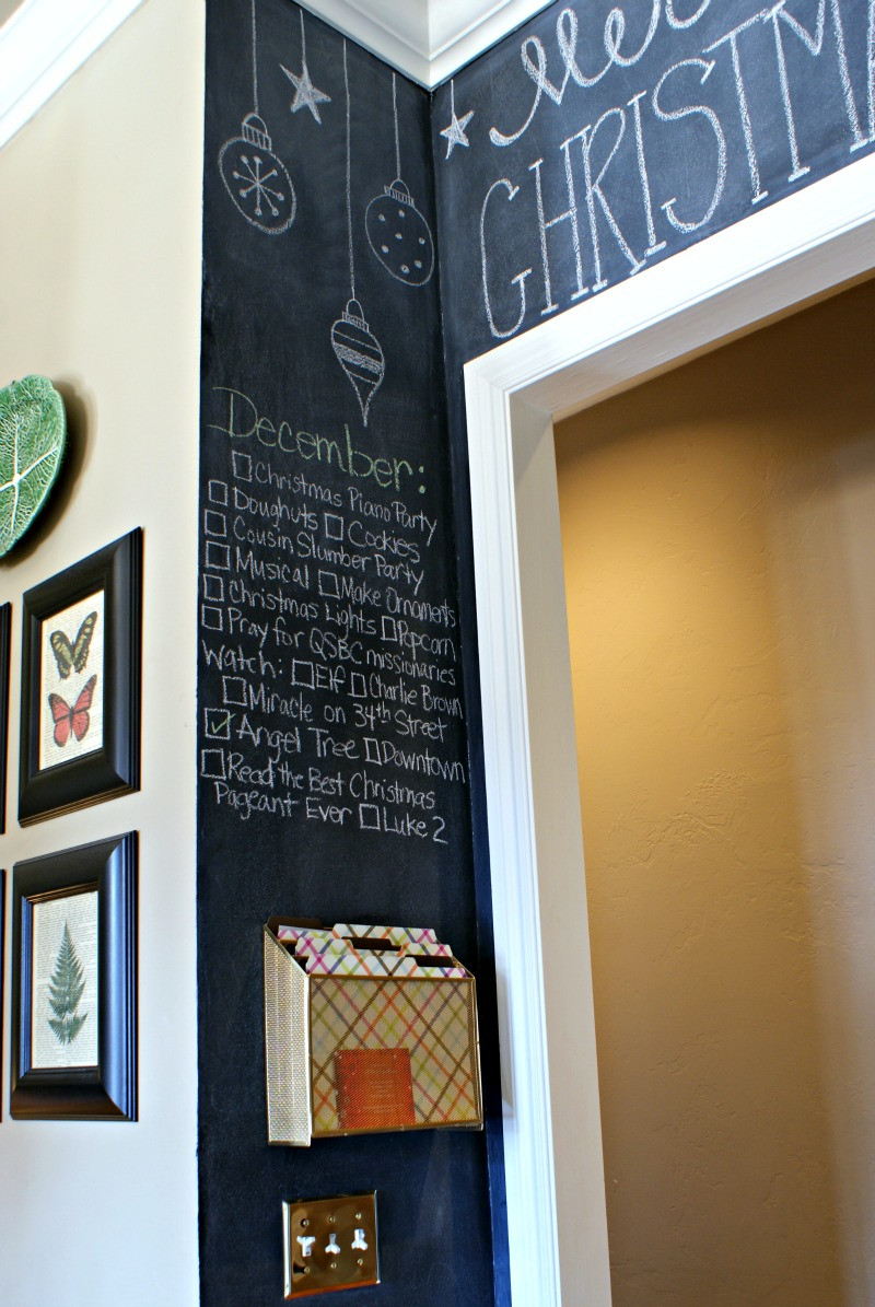 Chalkboard For Kitchen Walls
 KITCHEN CHALKBOARD WALL Dimples and Tangles