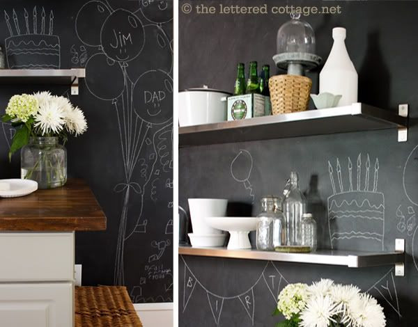 Chalkboard For Kitchen Walls
 chalkboard walls love them or over them