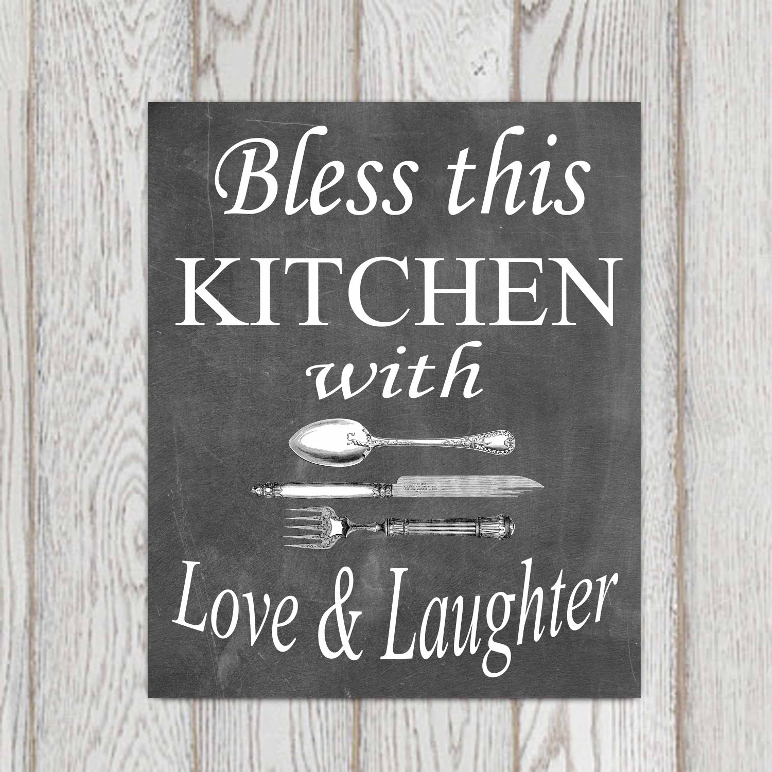 Chalkboard For Kitchen Walls
 Kitchen decor Chalkboard Kitchen wall art Kitchen ideas