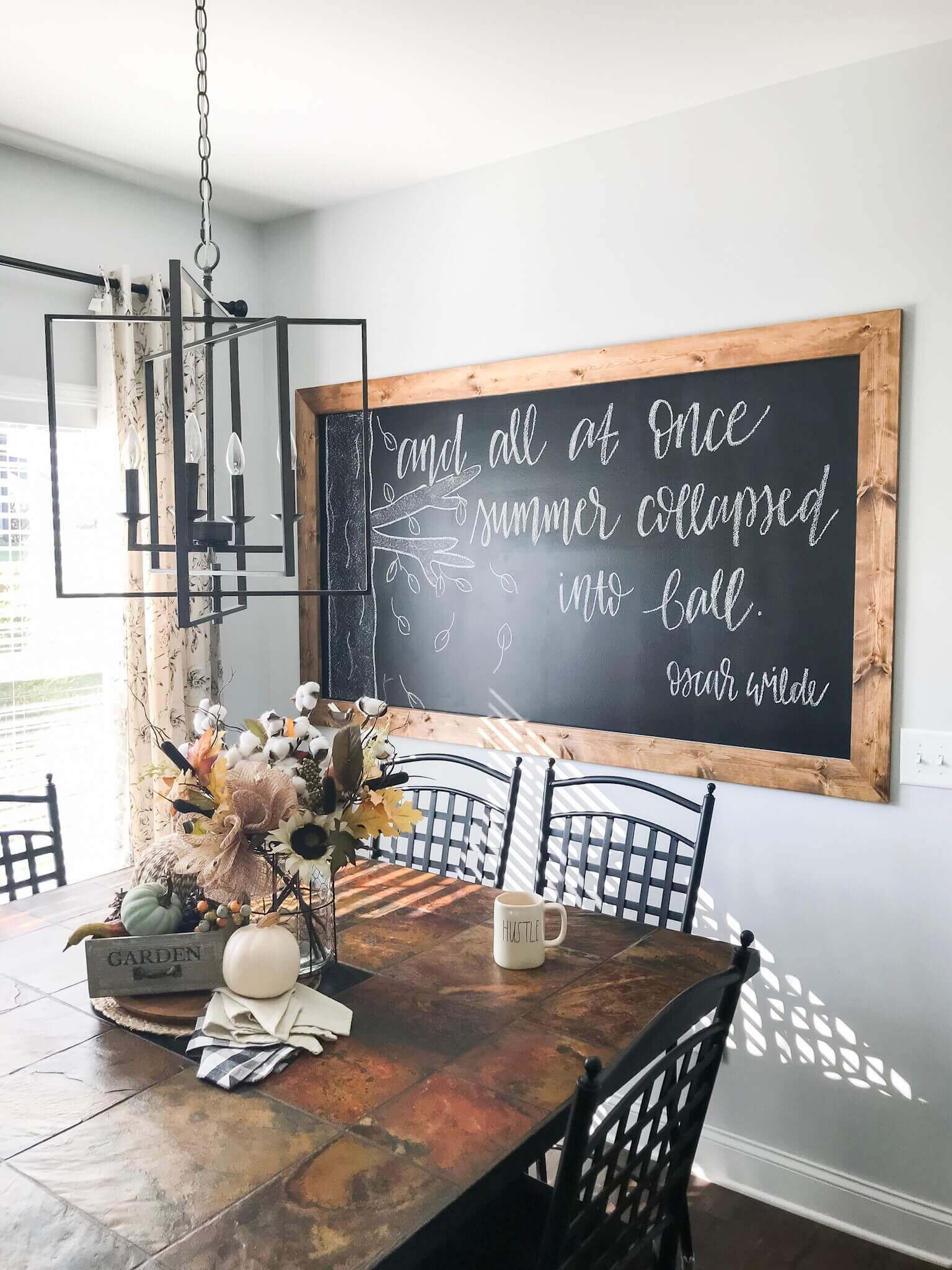 Chalkboard For Kitchen Walls
 DIY Framed Chalkboard Wall Tutorial