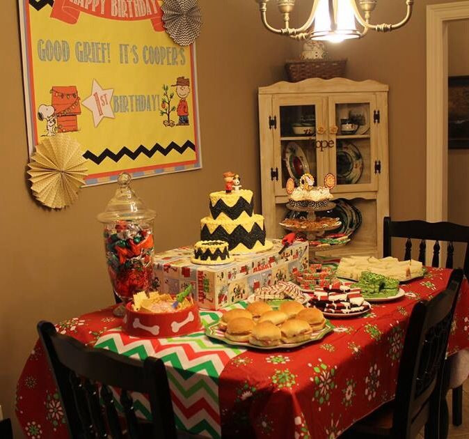 Charlie Brown Birthday Party
 Charlie Brown birthday party Christmas