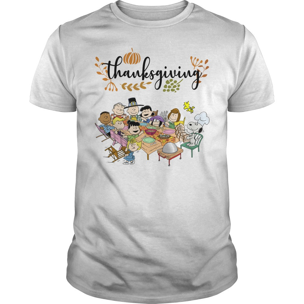 Charlie Brown Thanksgiving Table
 Charlie Brown Thanksgiving Table Shirt
