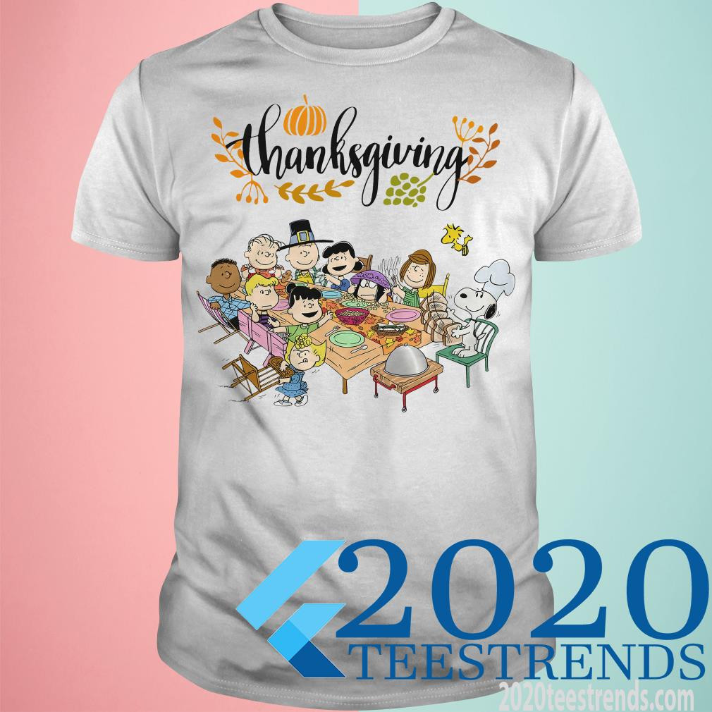 Charlie Brown Thanksgiving Table
 Charlie Brown Thanksgiving Table Shirt