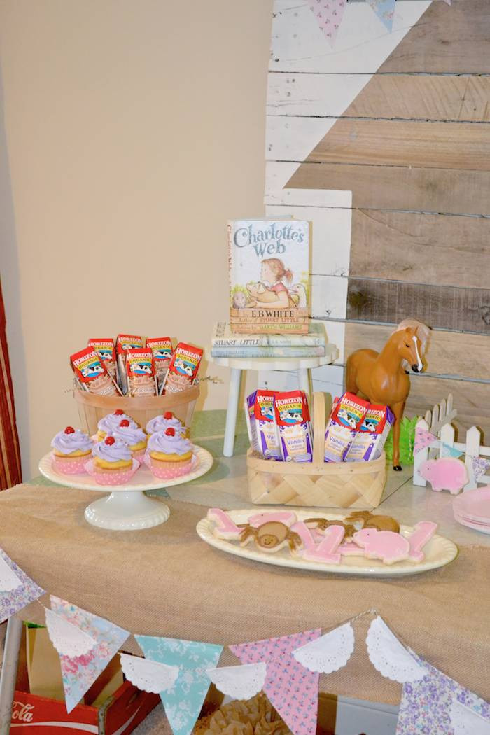 Charlotte Birthday Party Ideas
 Kara s Party Ideas Charlotte s Web Themed 1st Birthday