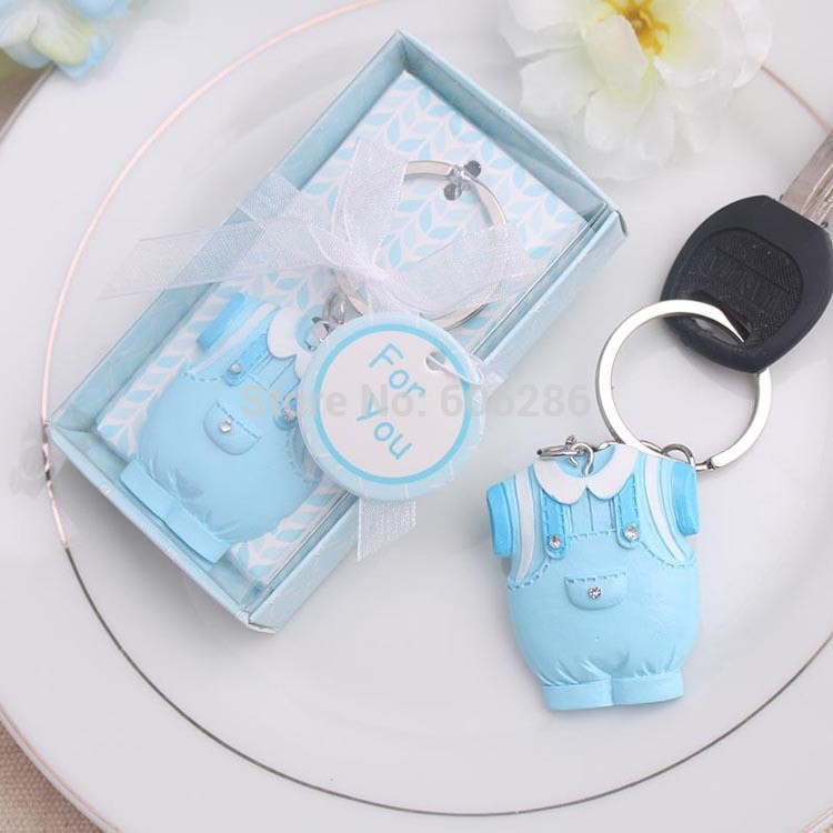 Cheap Baby Shower Party Favors
 Wholesale 100pcs lot Cute Baby Themed Keychain Favors For