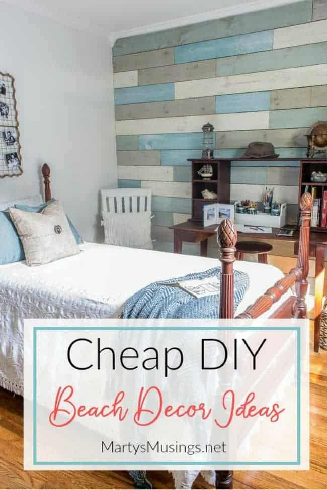 Cheap DIY Bedroom Decorating Ideas
 Inexpensive DIY Beach Decor Ideas and Small Bedroom Reveal