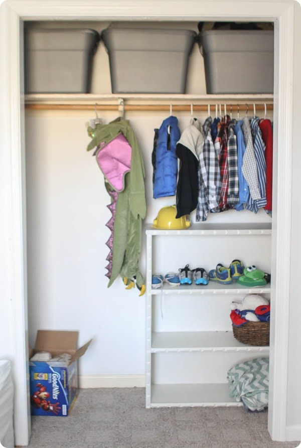 Cheap DIY Closet Organization
 How to build cheap and easy DIY closet shelves Lovely Etc