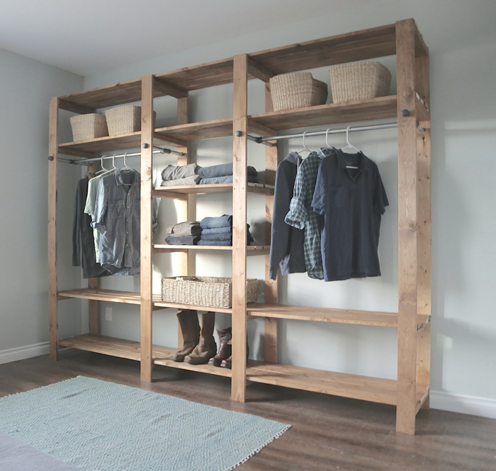 Cheap DIY Closet Organization
 Diy Modular Closet Systems