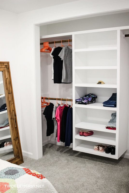 Cheap DIY Closet Organization
 How to Build an Easy DIY Closet Organizer