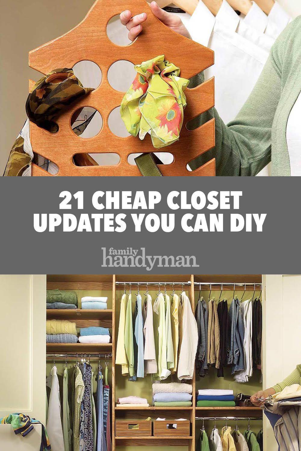 Cheap DIY Closet Organization
 21 Cheap Closet Updates You Can DIY