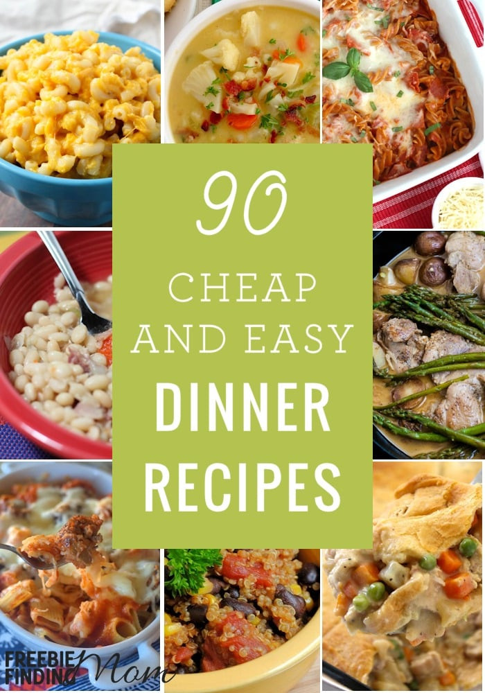 Cheap Easy Healthy Dinners
 90 Cheap Quick Easy Dinner Recipes