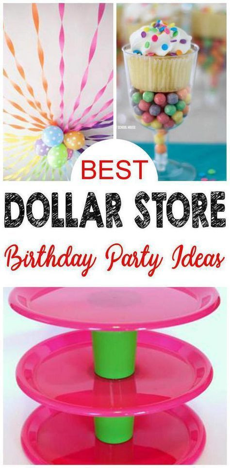 Cheap Kids Party Supplies
 9 Dollar Store Birthday Party Ideas EASY Dollar Store