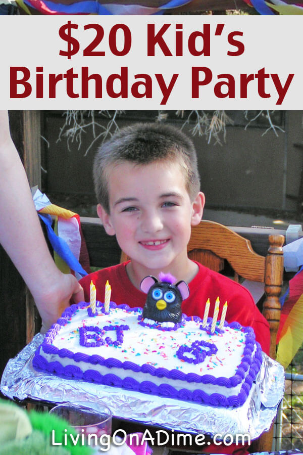 Cheap Kids Party Supplies
 Cheap Kids Birthday Party Ideas $20 Birthday Party