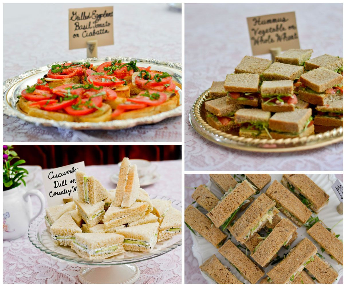 Cheap Tea Party Ideas
 Tea Party Sandwiches for the baby shower would be ideal