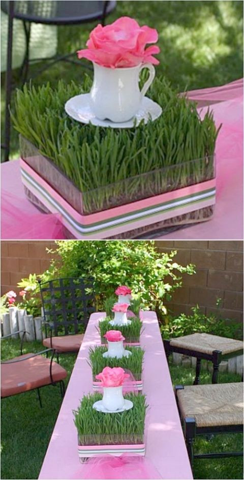 Cheap Tea Party Ideas
 Ever So Fun & Inexpensive Table Centerpieces perfect for