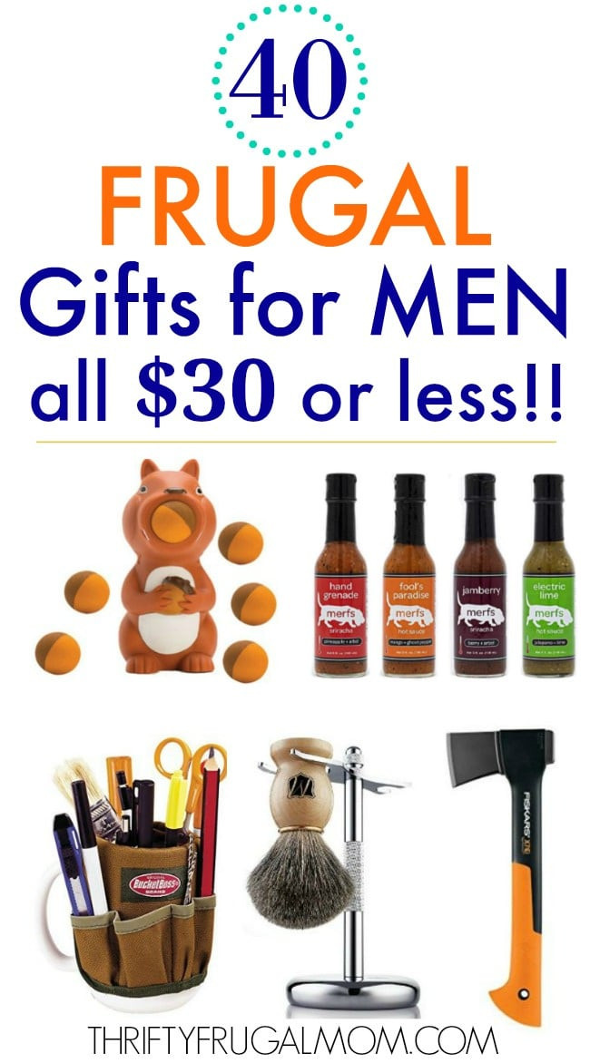 Cheap Valentines Gift Ideas For Guys
 40 Frugal Gifts for Men that Cost $30 or Less