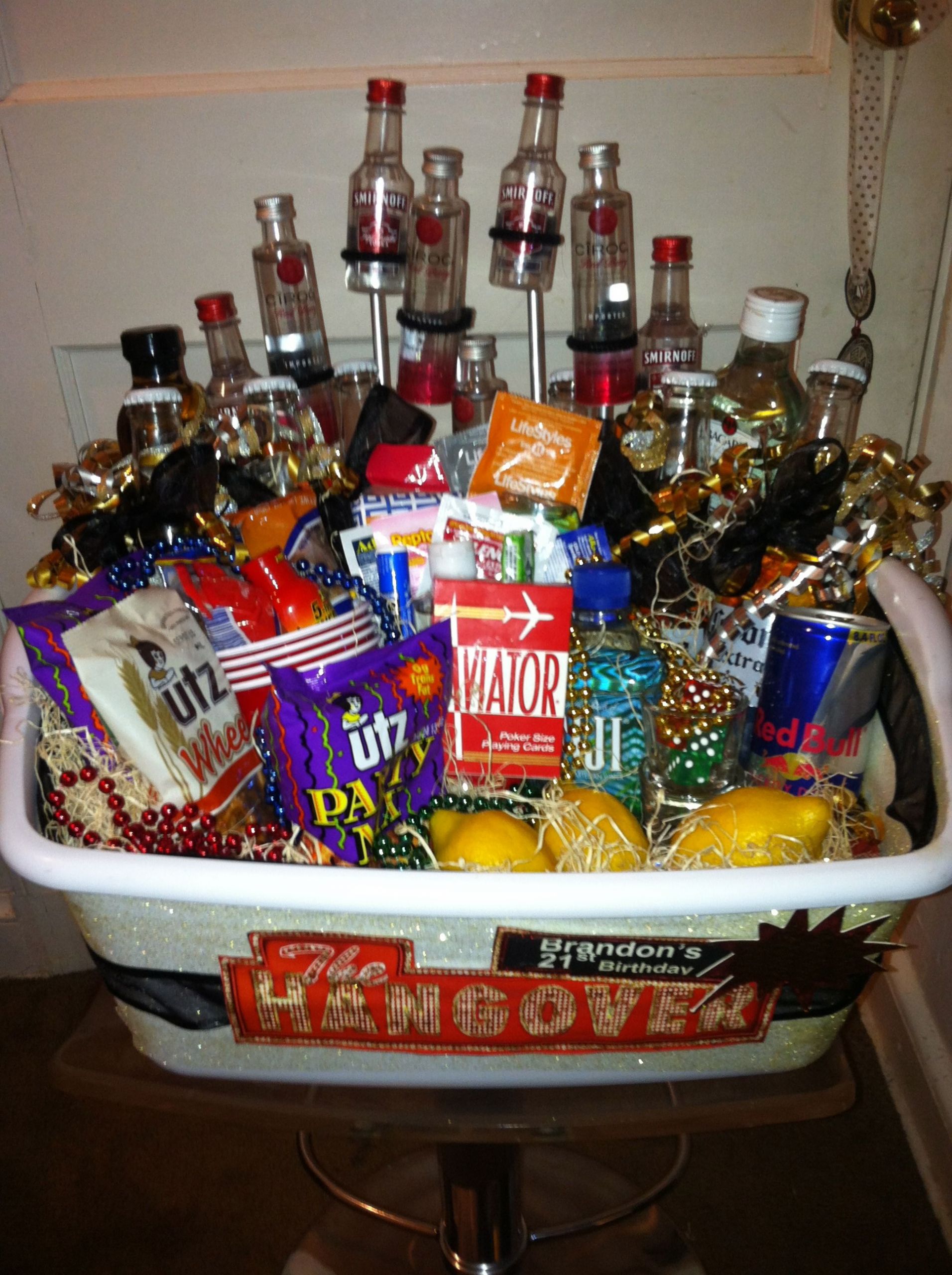 Cheap Valentines Gift Ideas For Guys
 Epic 21st birthday t basket