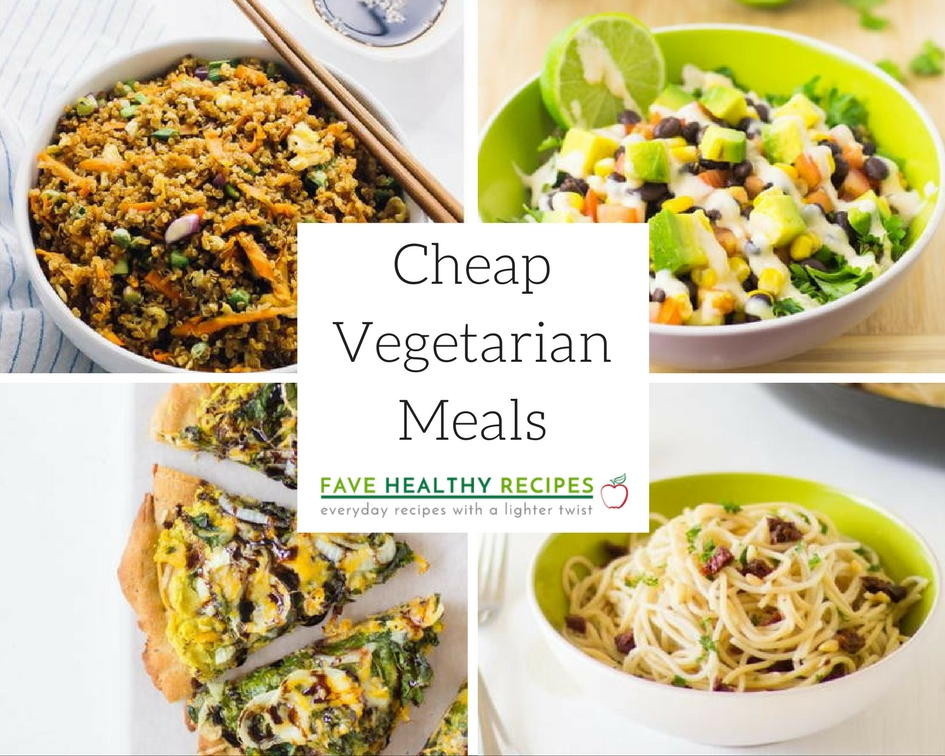 Cheap Vegetarian Dinners
 20 Cheap Ve arian Meals