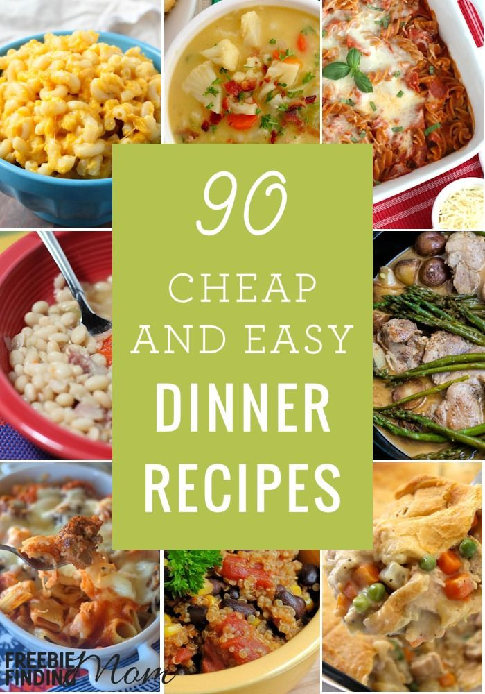 Cheap Vegetarian Dinners
 90 Cheap Quick Easy Dinner Recipes