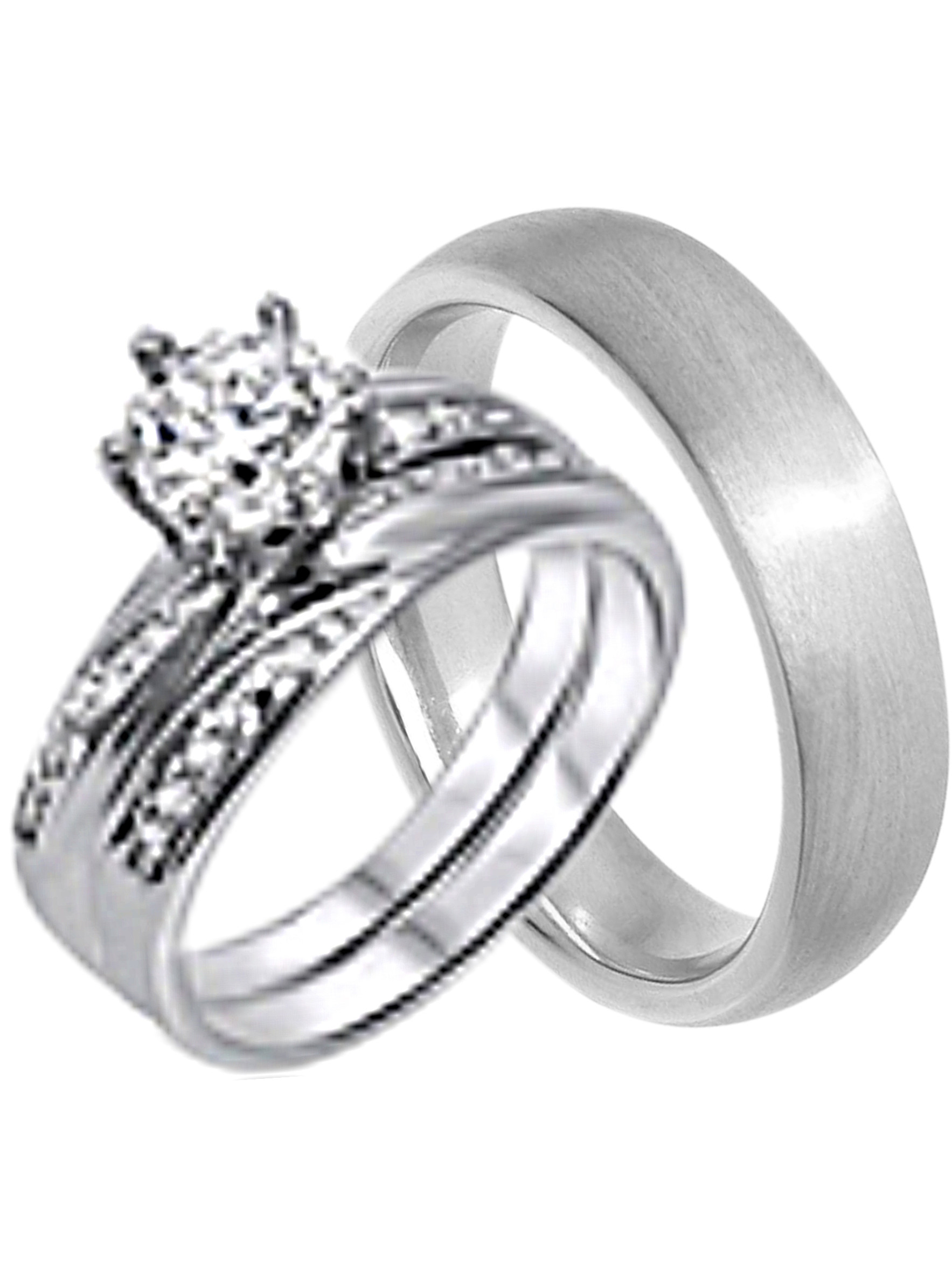 Cheap Wedding Band Sets
 His and Hers Wedding Ring Set Cheap Wedding Bands for Him