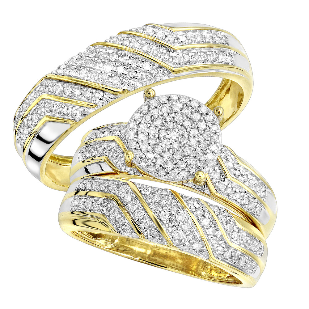 Cheap Wedding Band Sets
 Cheap Round Diamond Engagement Ring Wedding Band Bridal