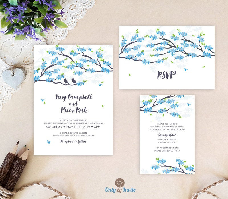 Cheap Wedding Invitation Sets
 Cheap wedding invitation sets Blue wedding invitations