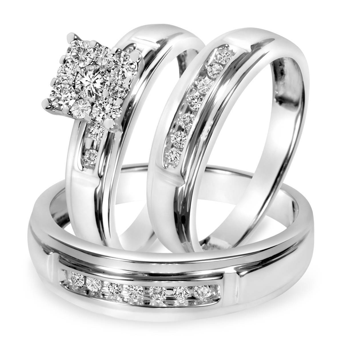 Cheap Wedding Rings Sets
 15 Inspirations of Cheap Wedding Bands Sets His And Hers
